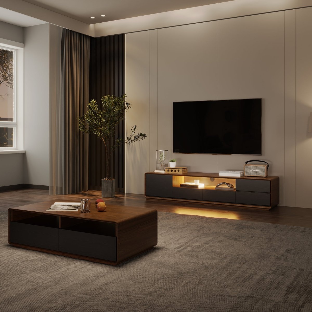 Aldren Lowline TV Stand - Exclusivia