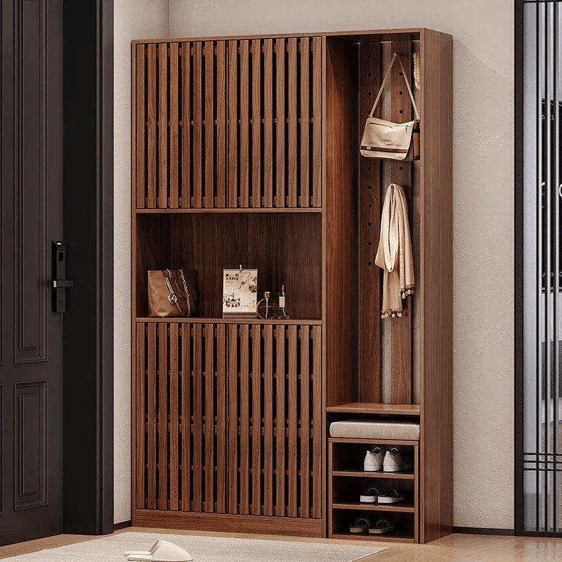 SOLEN Modern Solid Wood Storage Shoe Cabinet - Exclusivia