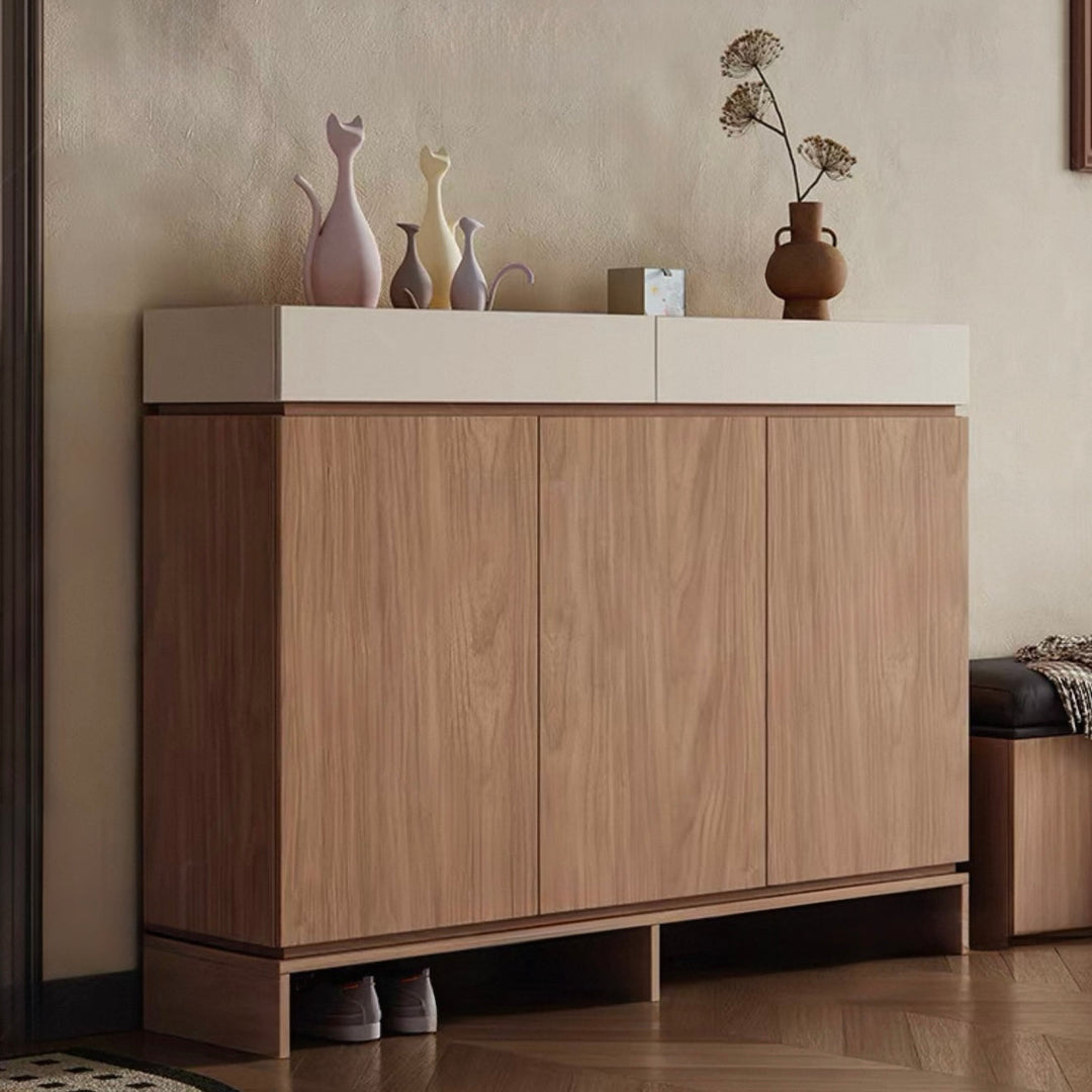 SLATO Modern Solid Wood Shoe Cabinet