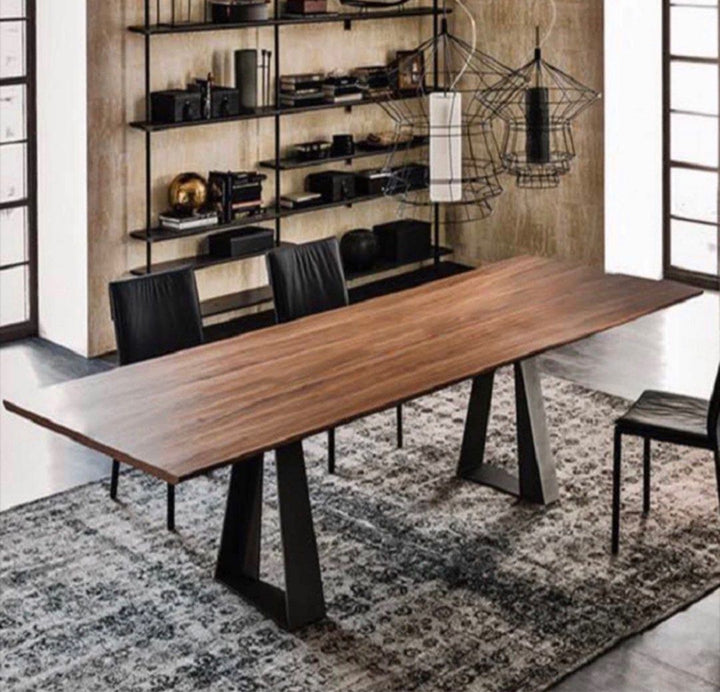 ATLAN Modern Solid Wood Dining & Office Table