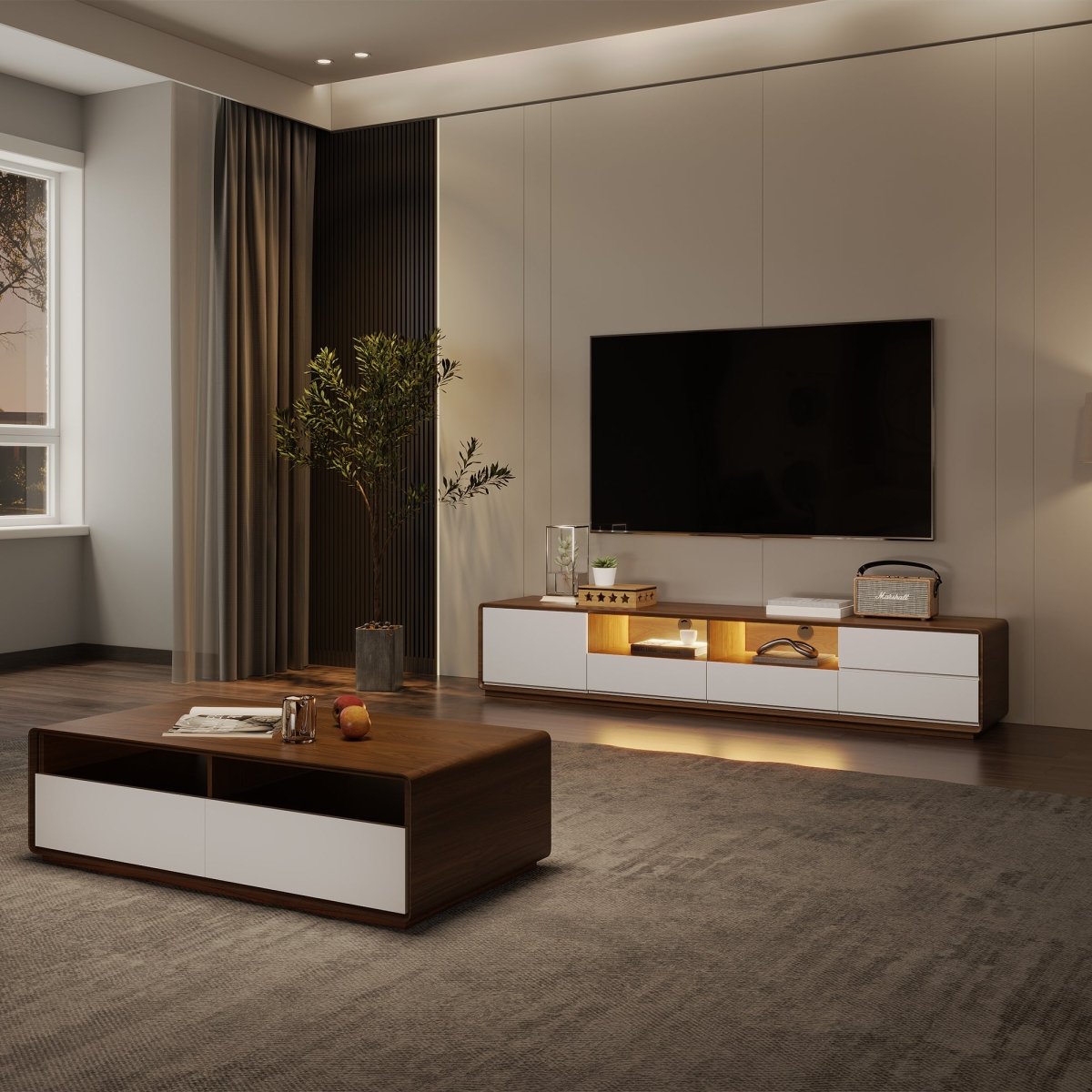 Aldren Lowline TV Stand - Exclusivia
