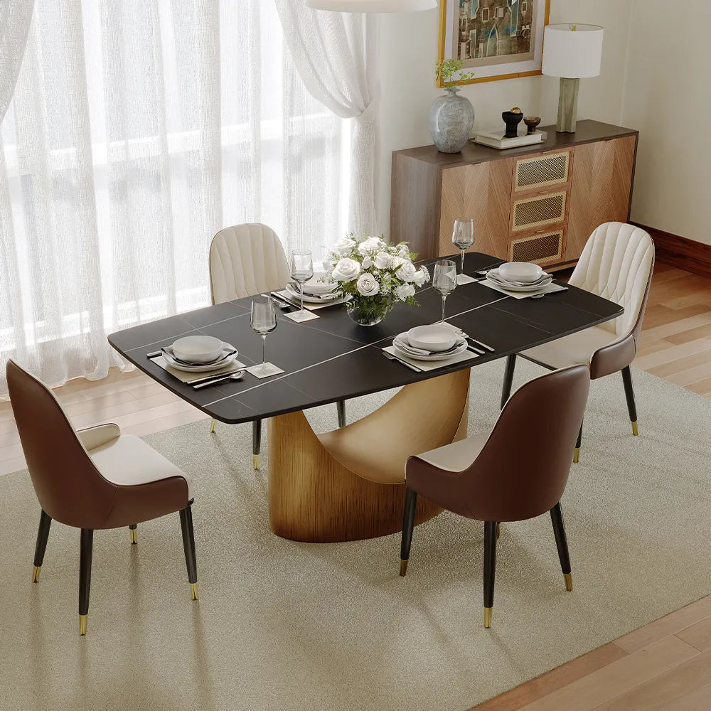 Hobart Edge Stone Dining Table