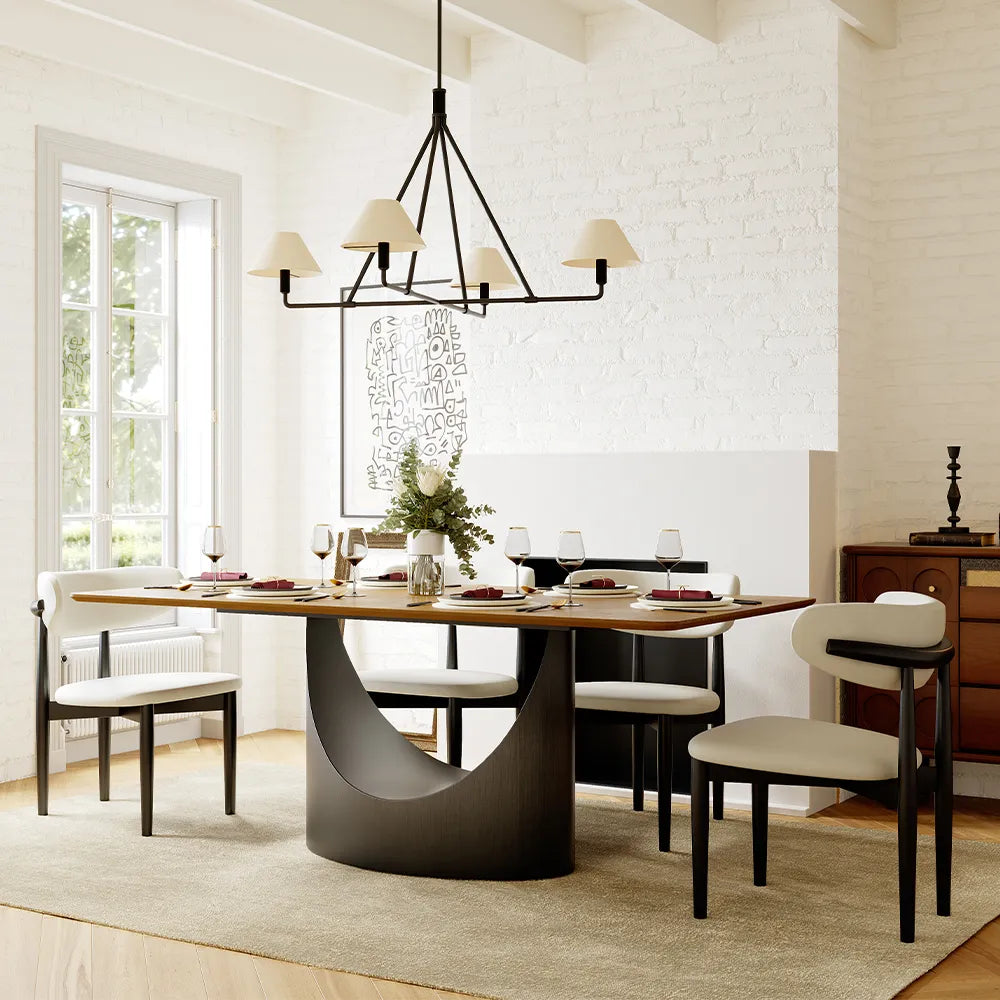 Hobart Edge Stone Dining Table