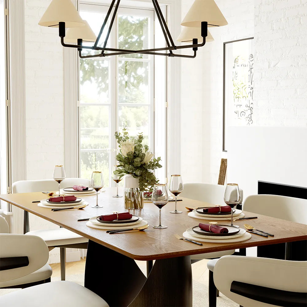 Hobart Edge Stone Dining Table