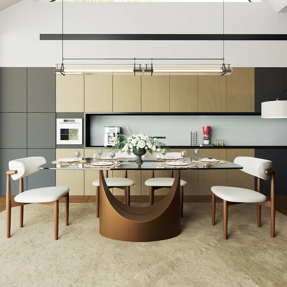 Hobart Edge Stone Dining Table