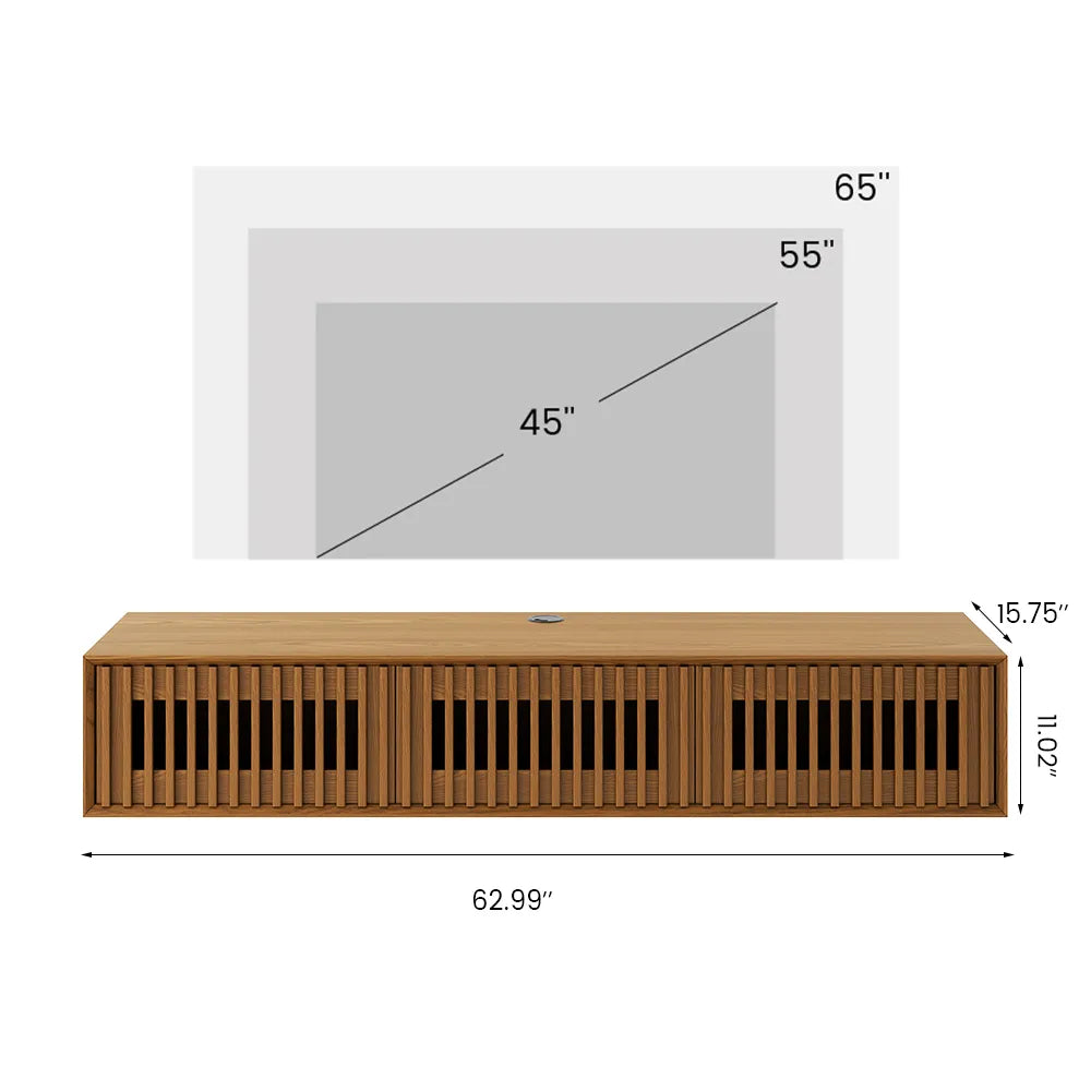 Walnut Color / LED lights / 63