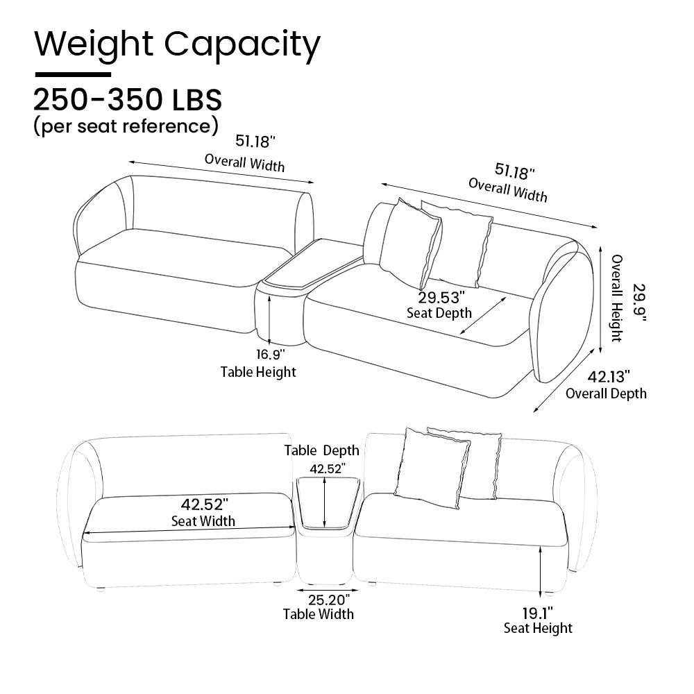 Green Flannelette / 127.56 x 42.13 x 27.95 inch