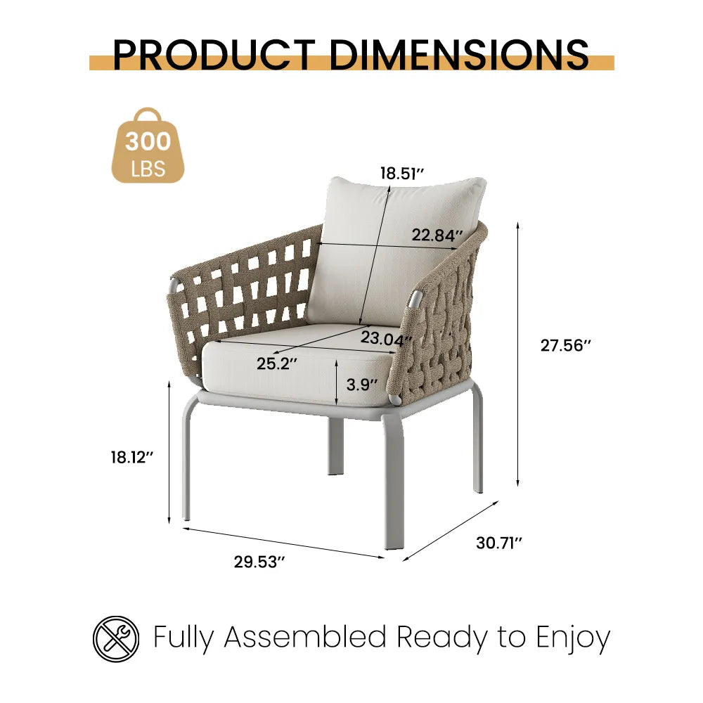 Khaki & Beige / 29.53 x 30.71 x 27.56 inch / 1 Piece