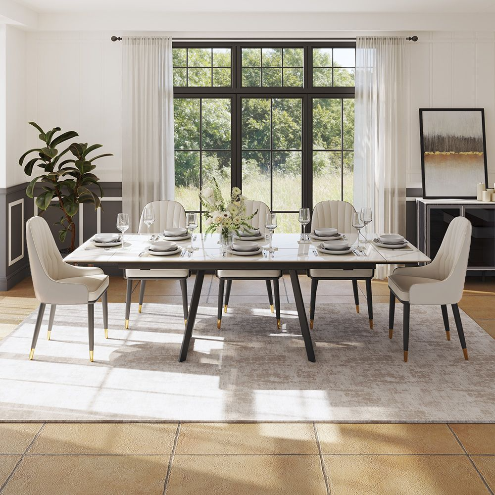 Calira Modern Upholstered Dining Chair — Set of 2