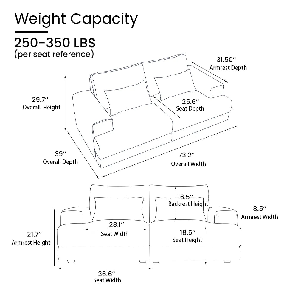 Beige / Corduroy / 1 Left Arm Seat+1 Right Arm Seat