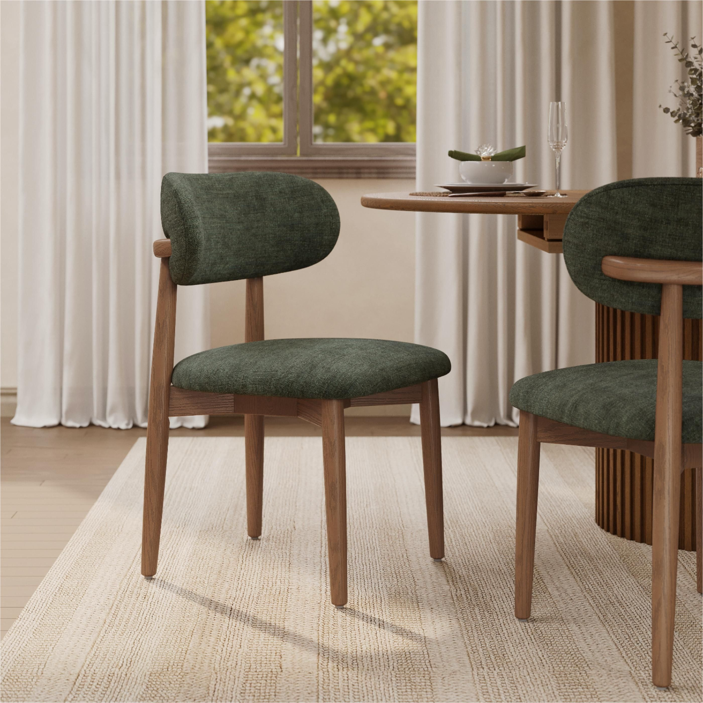 Lawson – Mid-Century Modern Dining Chair Set (2 pcs)