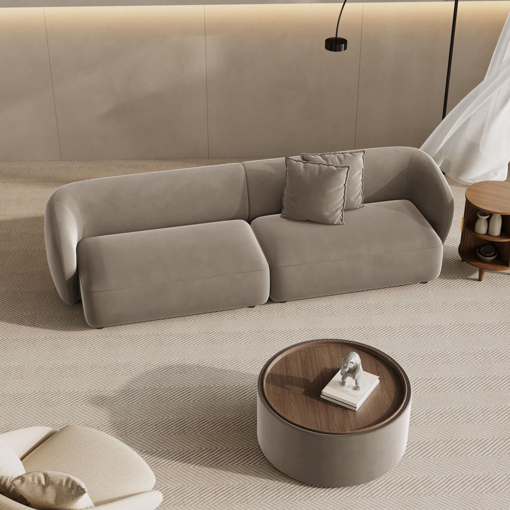 Serenlo Curved Modular Deep Seat Sofa