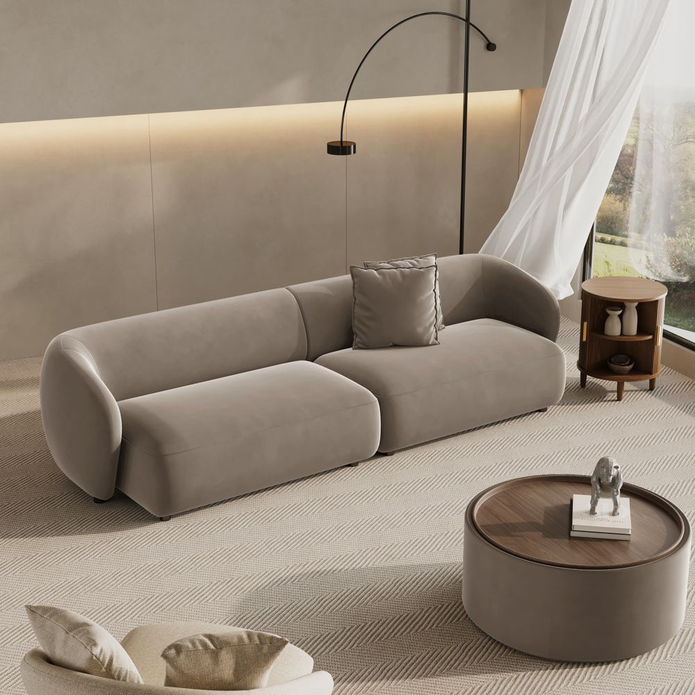 Serenlo Curved Modular Deep Seat Sofa