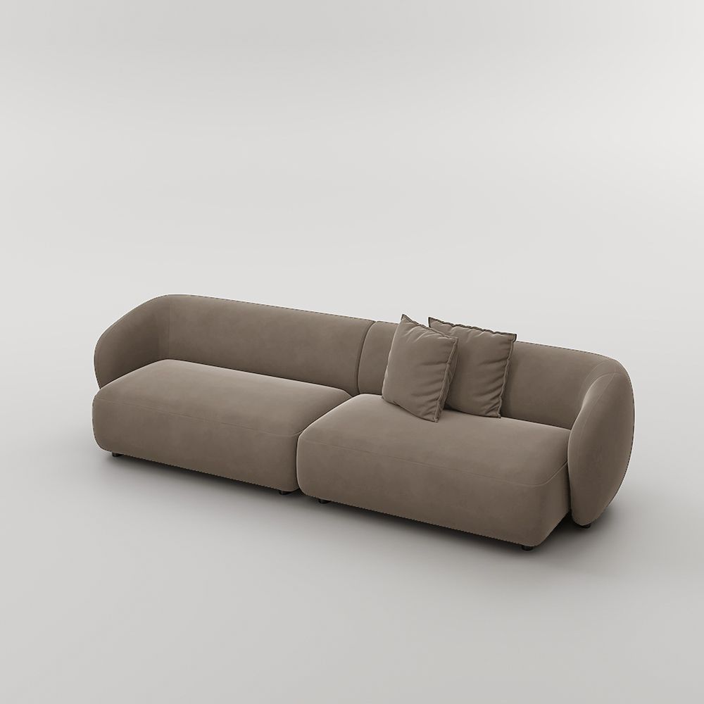 Serenlo Curved Modular Deep Seat Sofa