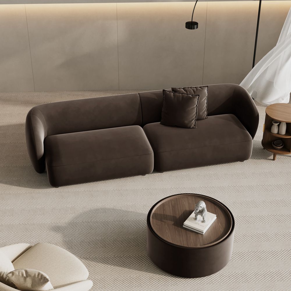Serenlo Curved Modular Deep Seat Sofa