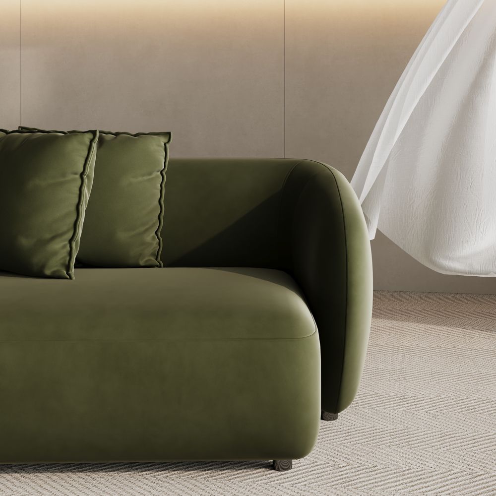 Serenlo Curved Modular Deep Seat Sofa