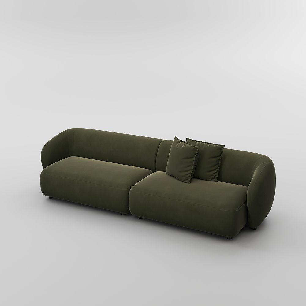 Serenlo Curved Modular Deep Seat Sofa