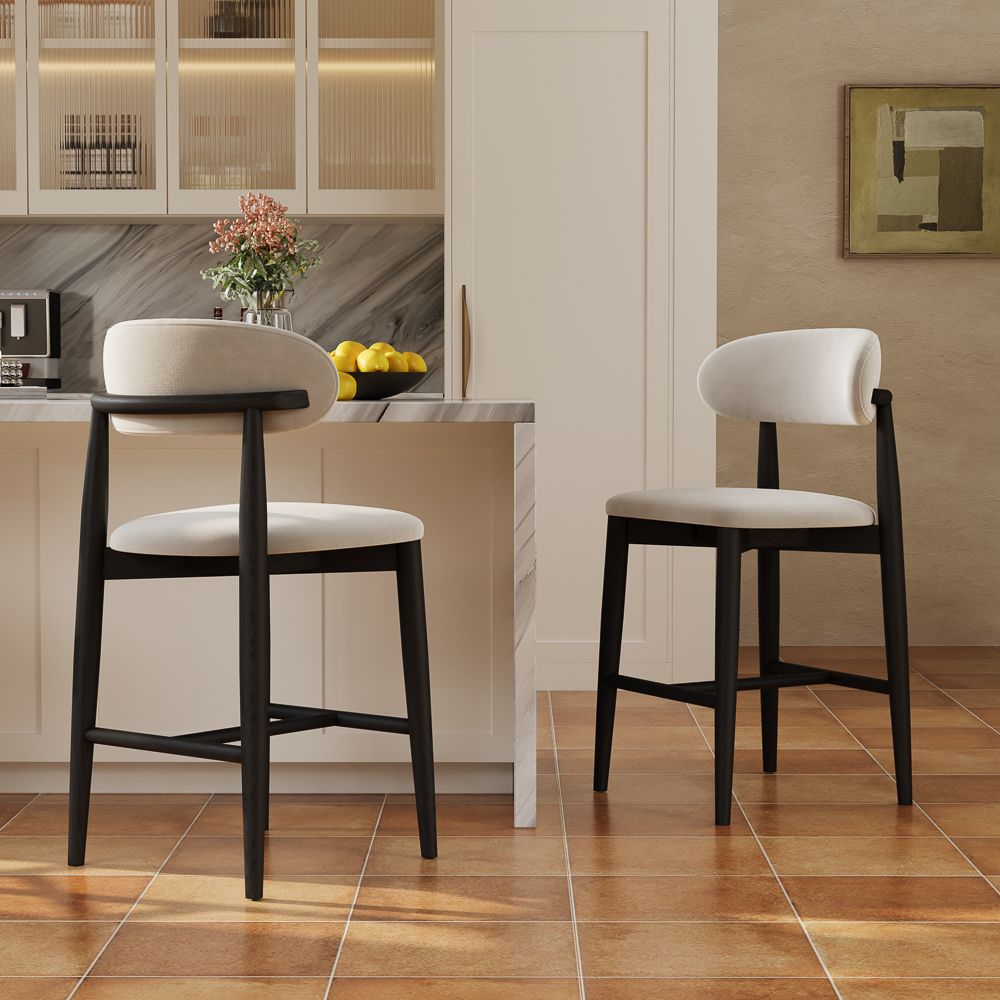Lawson 61 cm Mid-Century Counter Stools — Set of 2