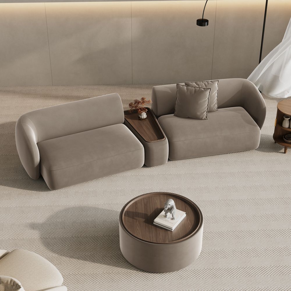 Serenlo Curved Modular Deep Seat Sofa