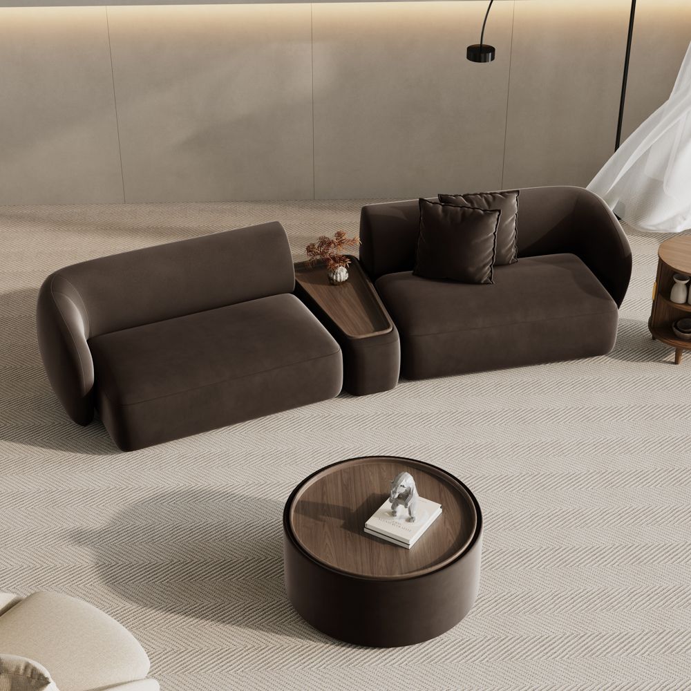 Serenlo Curved Modular Deep Seat Sofa