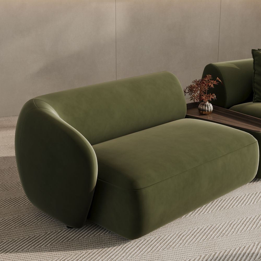 Serenlo Curved Modular Deep Seat Sofa