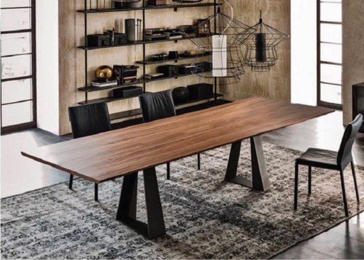 ATLAN Modern Solid Wood Dining & Office Table