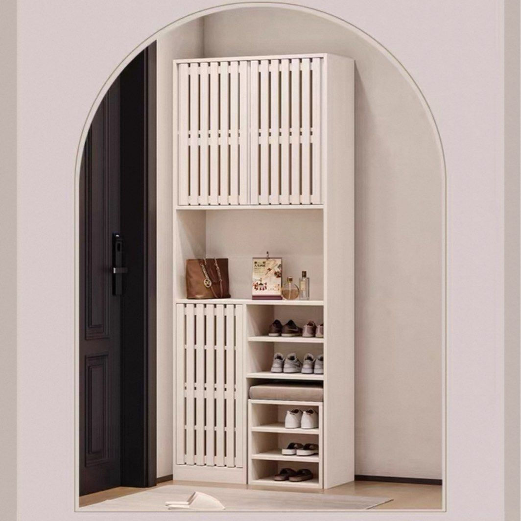 SOLEN Modern Solid Wood Storage Shoe Cabinet