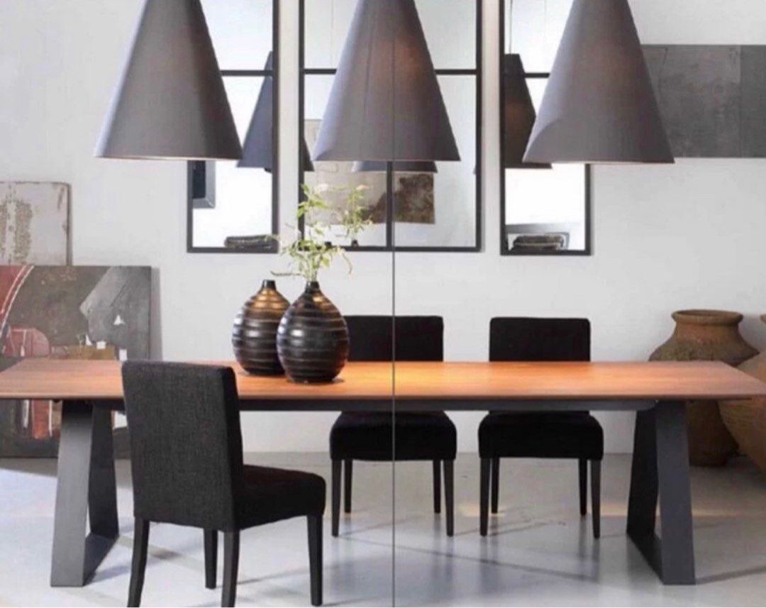 ATLAN Modern Solid Wood Dining & Office Table