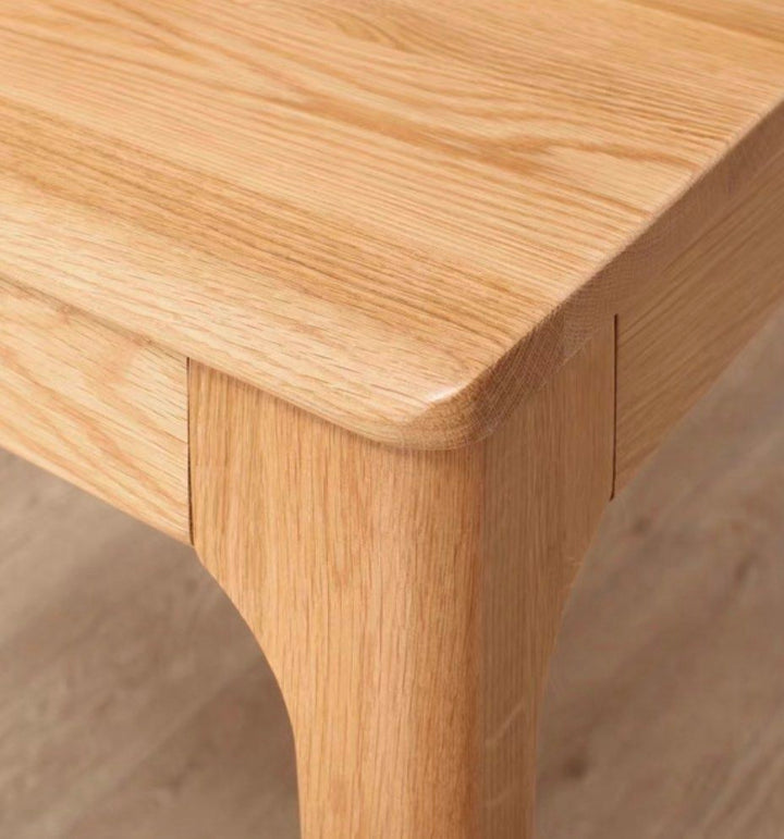 ROWAN Japandi Oak Wood Dining Table & Chairs
