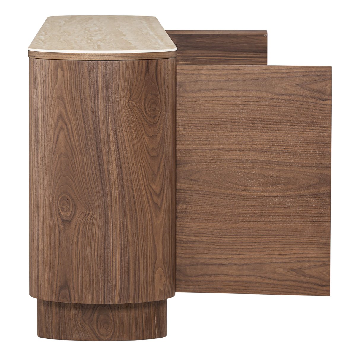 CARDEN Mid-Century Natural Wood Sideboard Buffet - Exclusivia