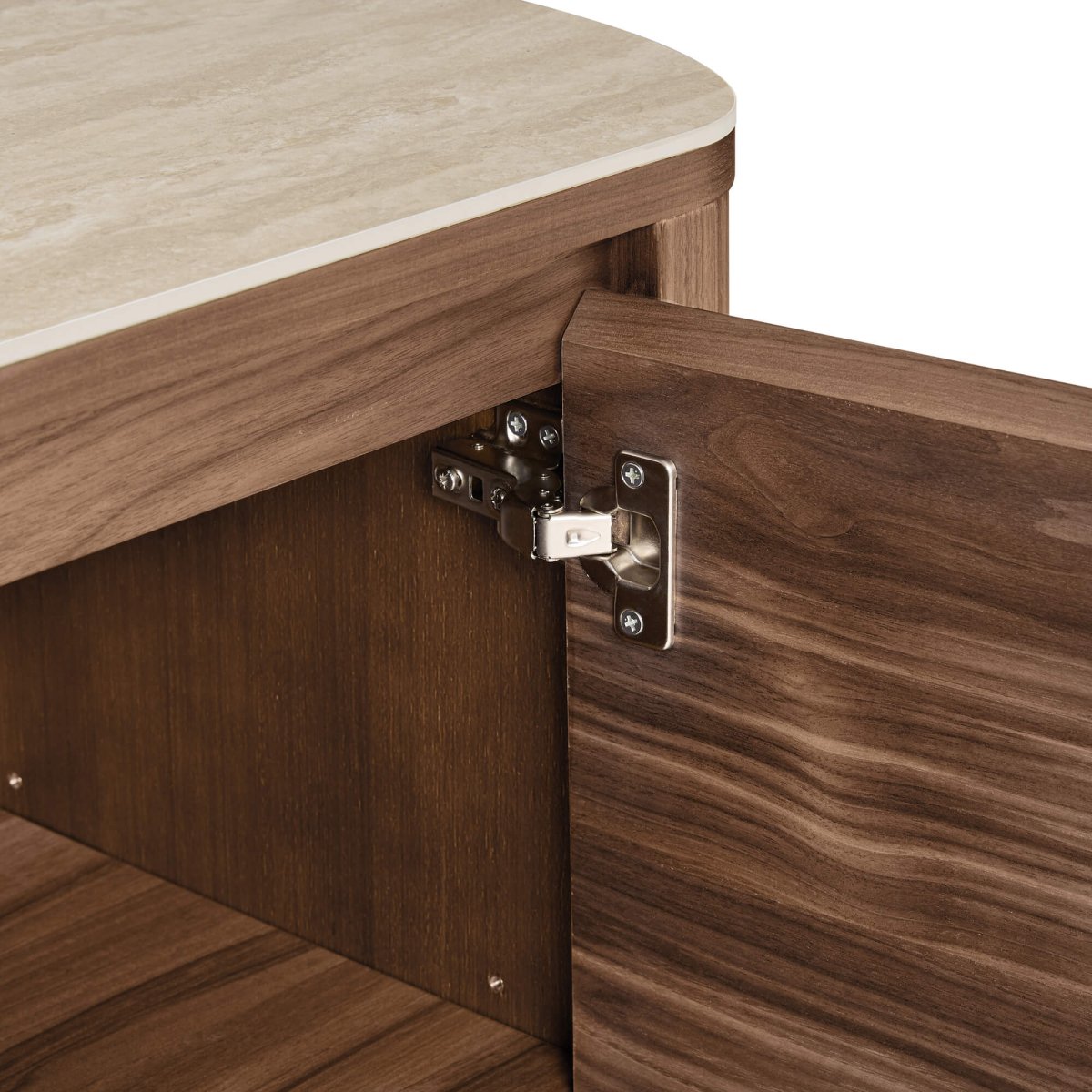 CARDEN Mid-Century Natural Wood Sideboard Buffet - Exclusivia