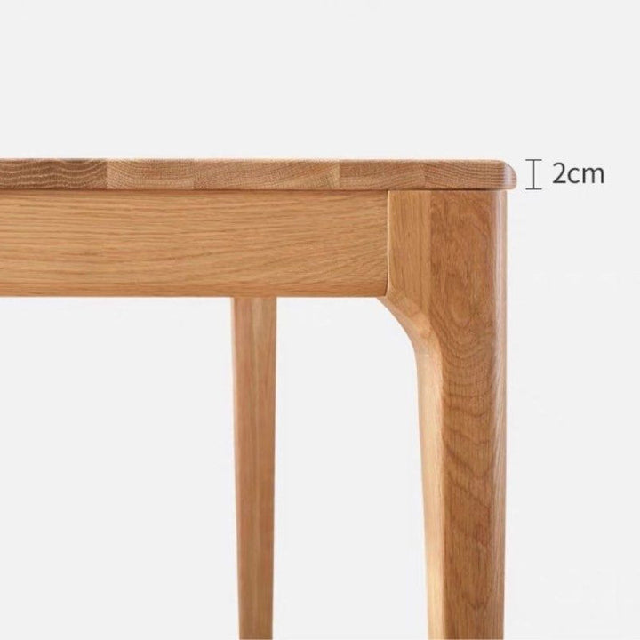 ROWAN Japandi Oak Wood Dining Table & Chairs