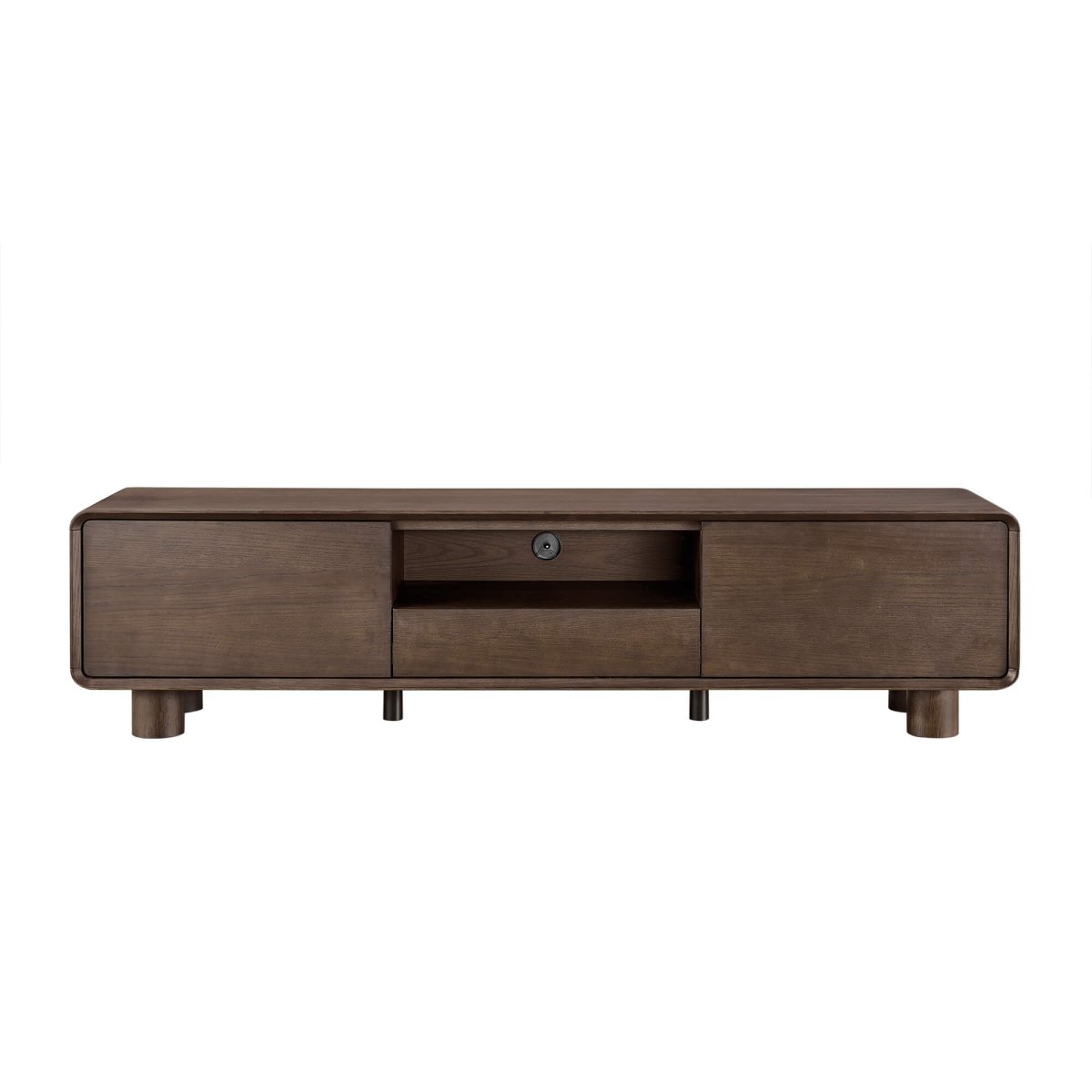 ELWYN Vintage Dark Oak TV Stand - Exclusivia