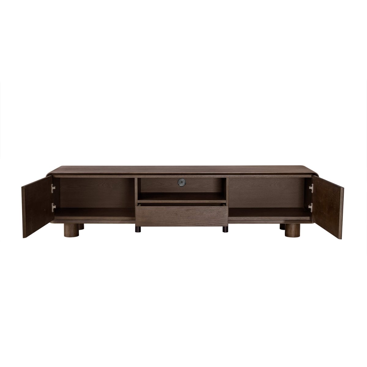 ELWYN Vintage Dark Oak TV Stand - Exclusivia