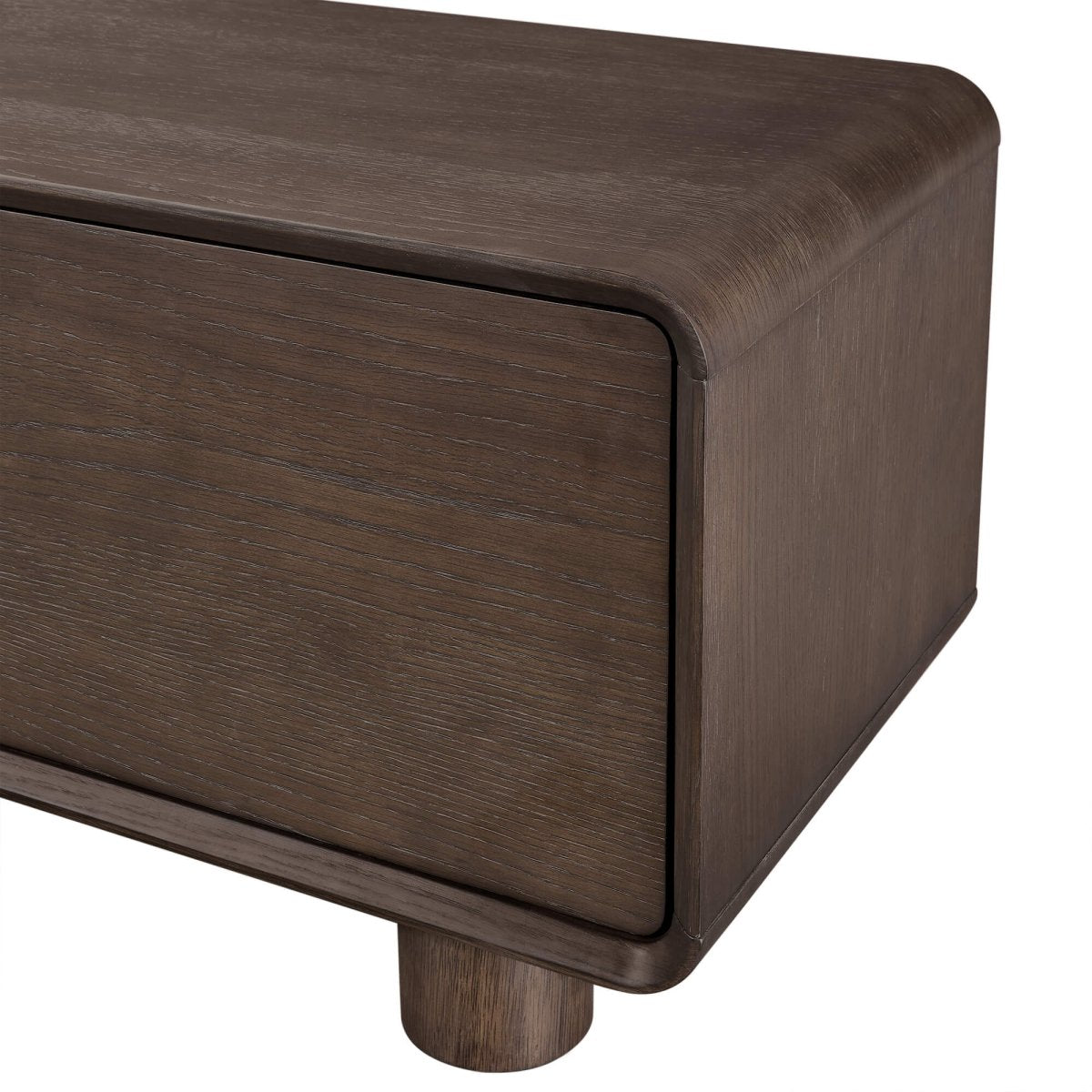 ELWYN Vintage Dark Oak TV Stand - Exclusivia