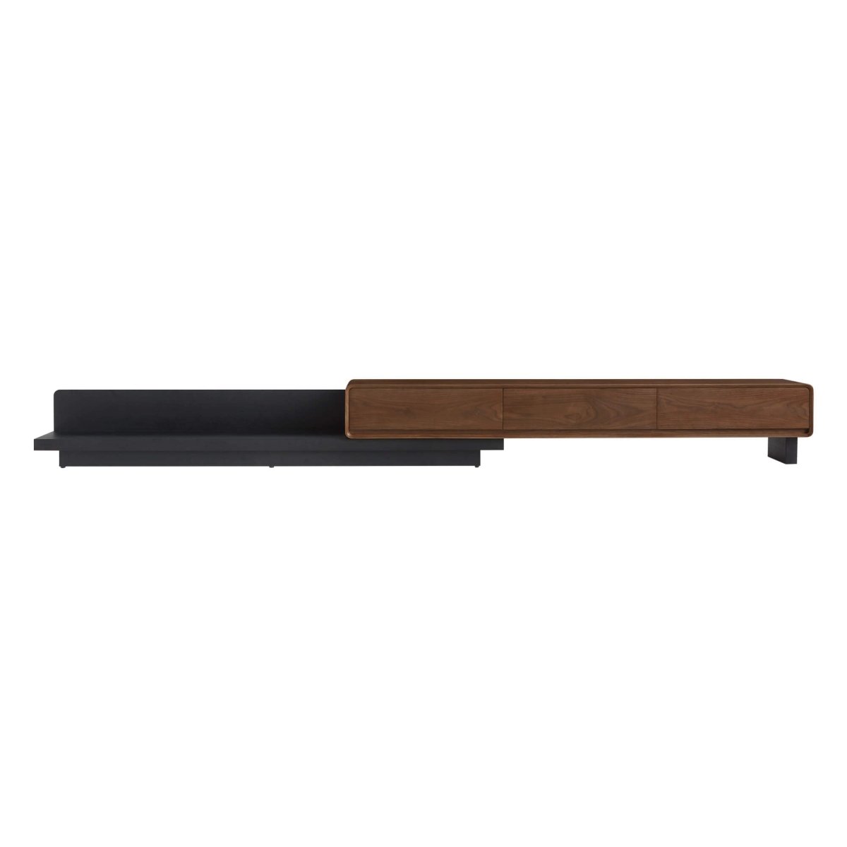 VERSONA Large-Capacity Solid Wood TV Media Console - Exclusivia