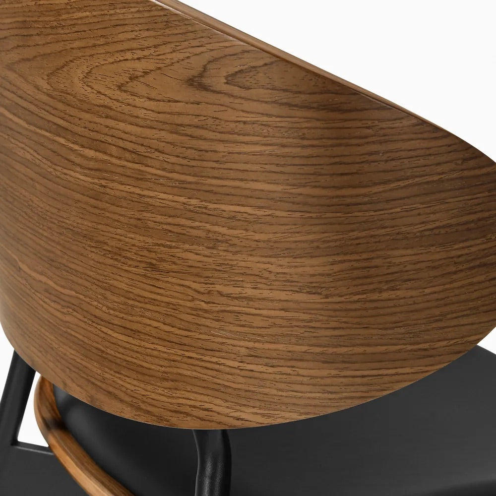 كراسي طعام فين الجلدية (مجموعة من قطعتين)