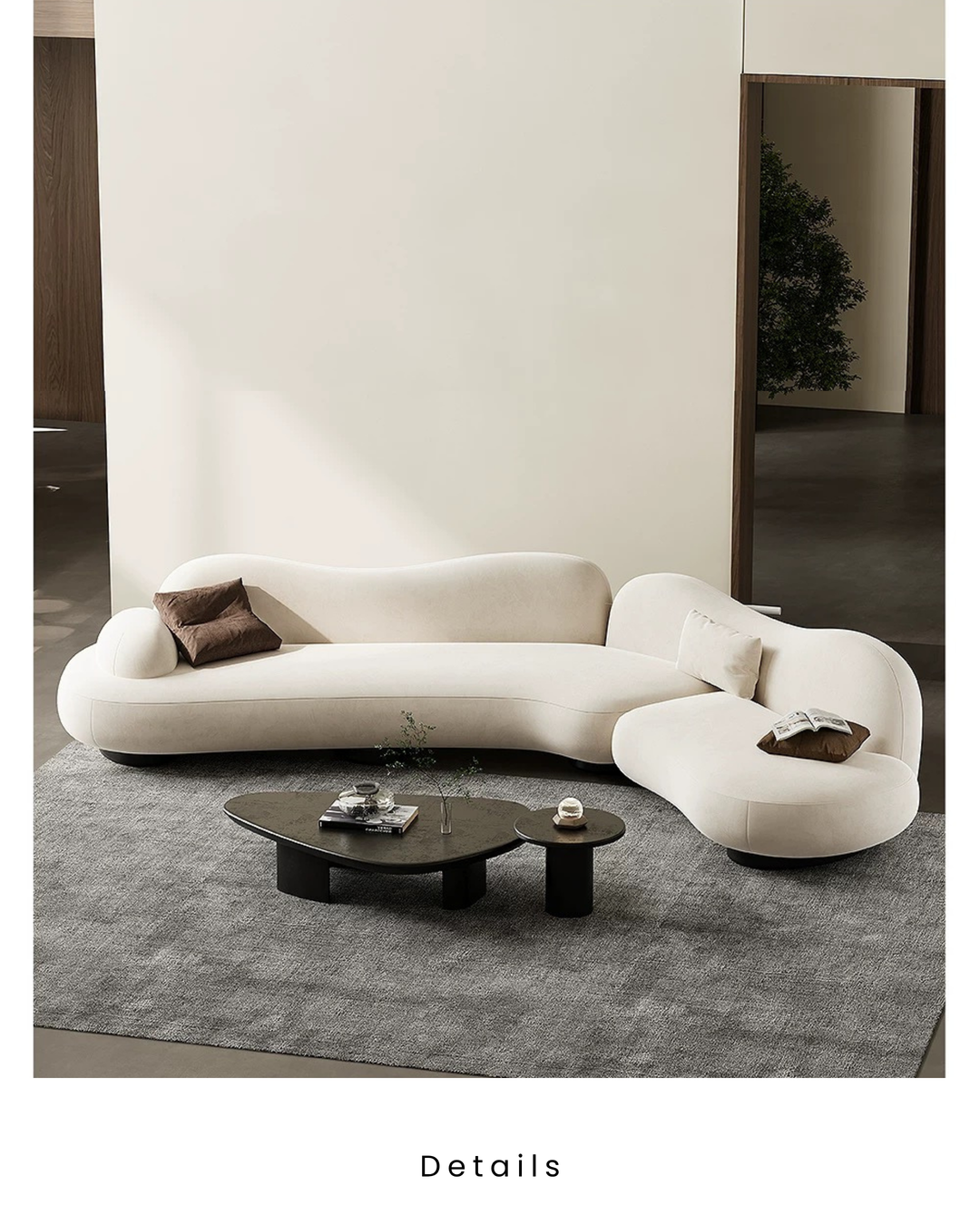 FORMA Curved Italian Sofa