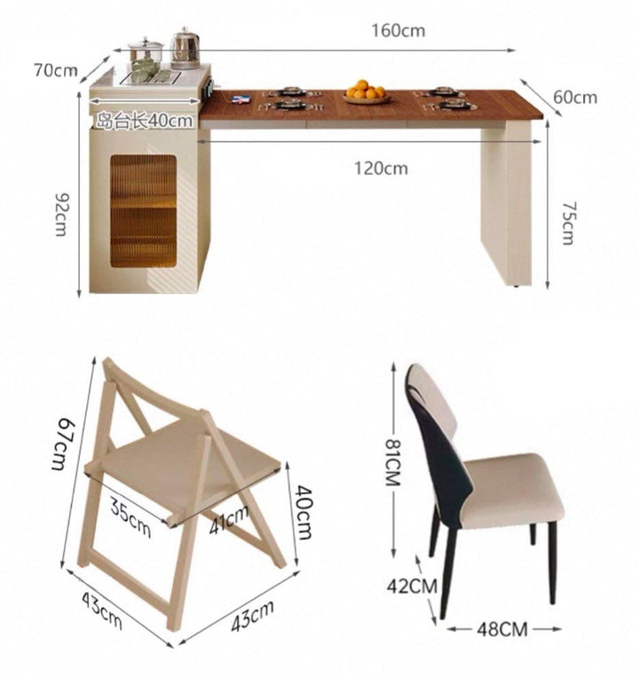 AVORI Modern Extendable Dining Table