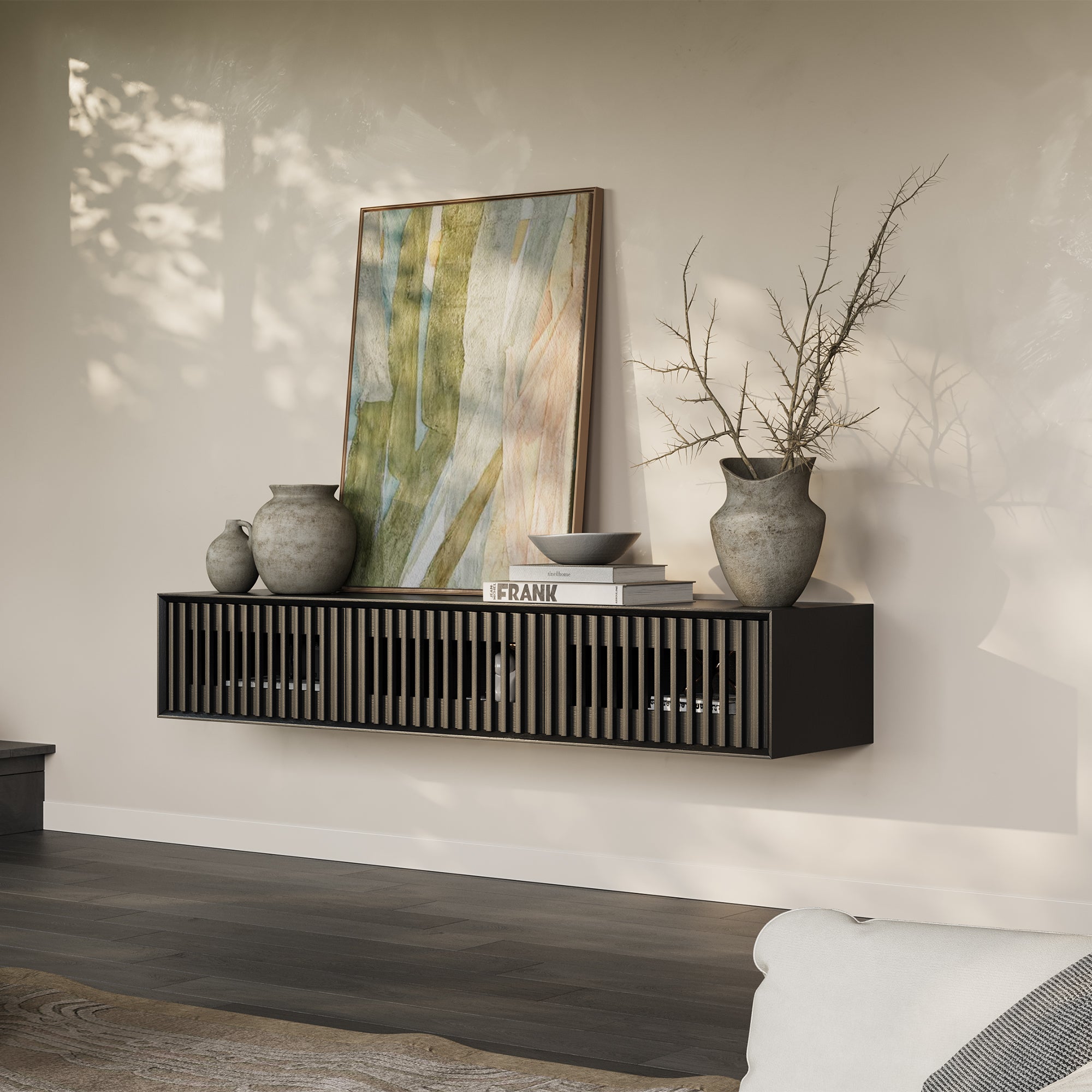 Aeolus Mid-Century Media Console