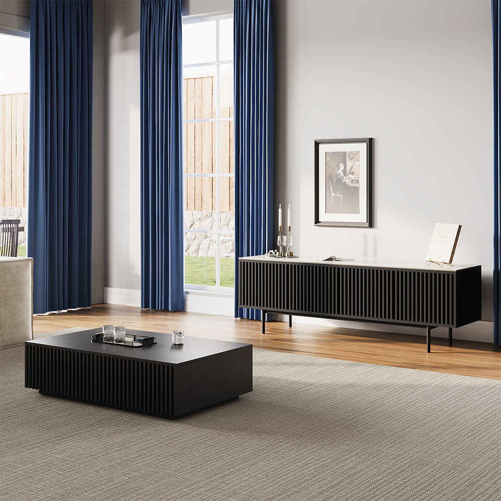 Aeolus Mid-Century Media Console