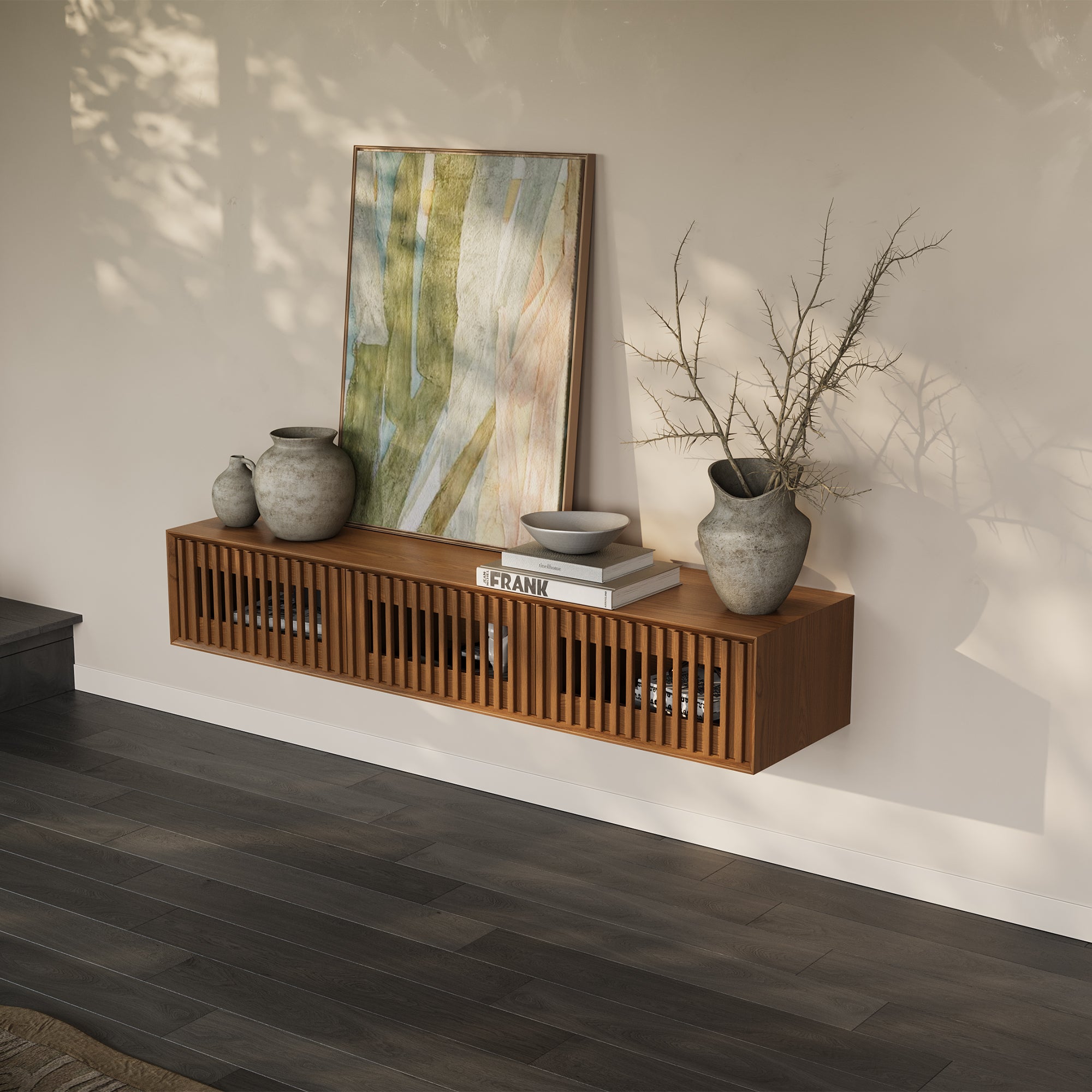 Aeolus Mid-Century Media Console