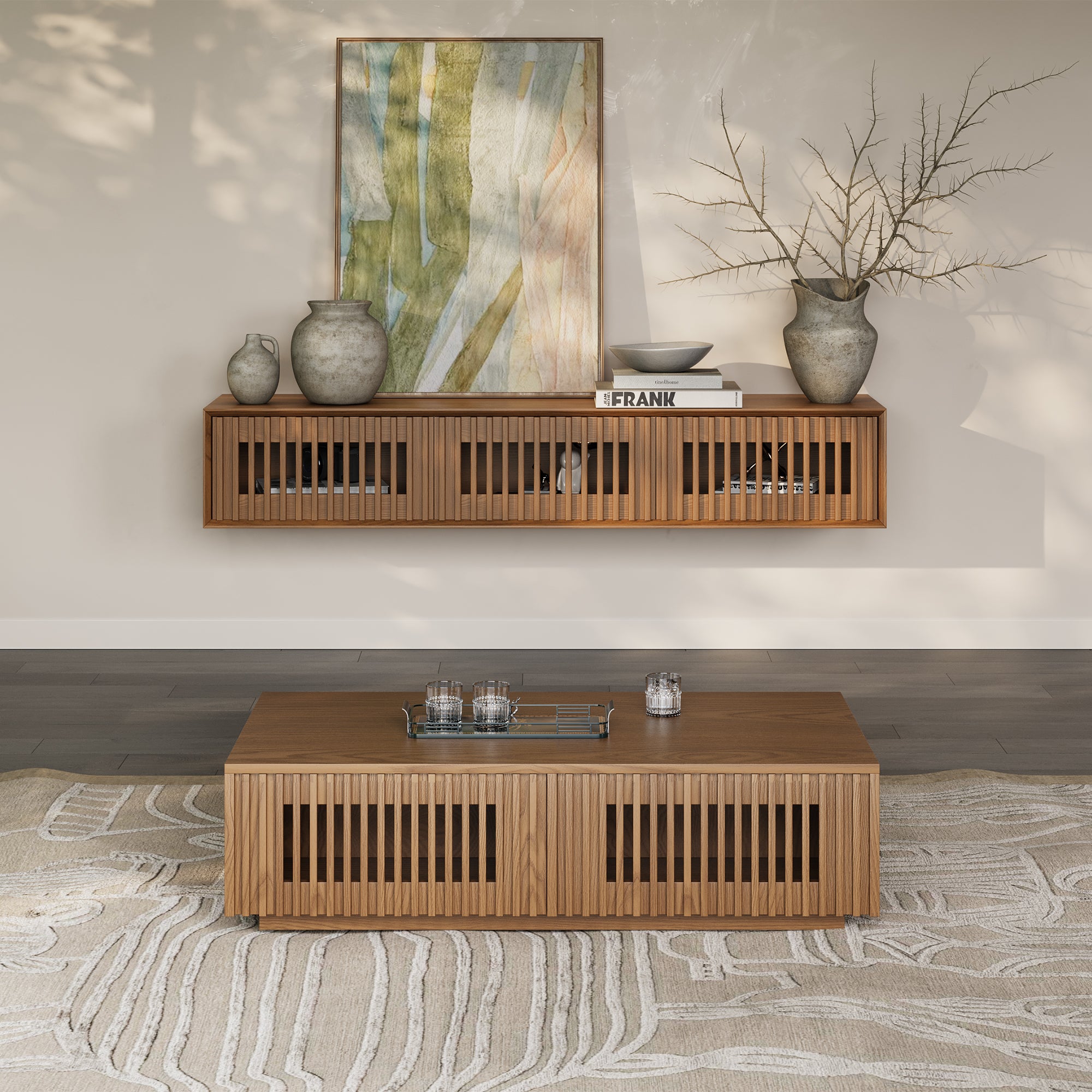 Aeolus Mid-Century Media Console