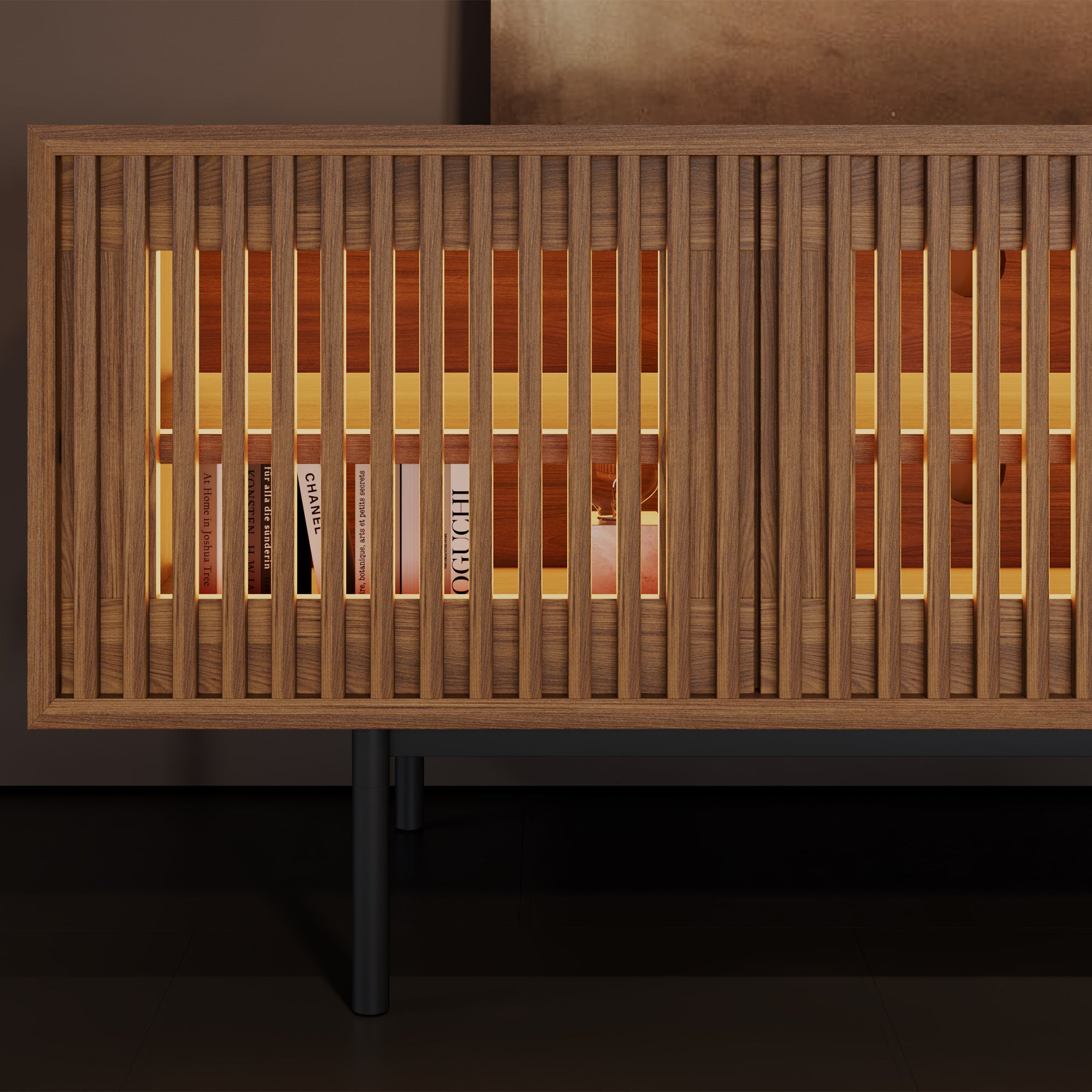Aeolus Mid-Century Media Console