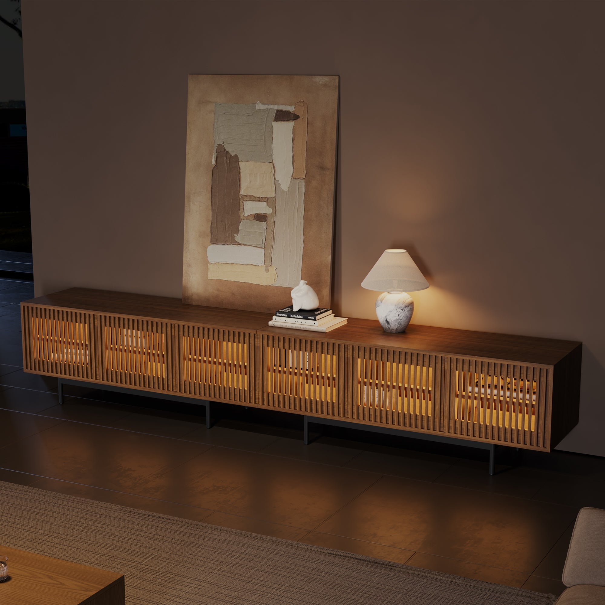Aeolus Mid-Century Media Console
