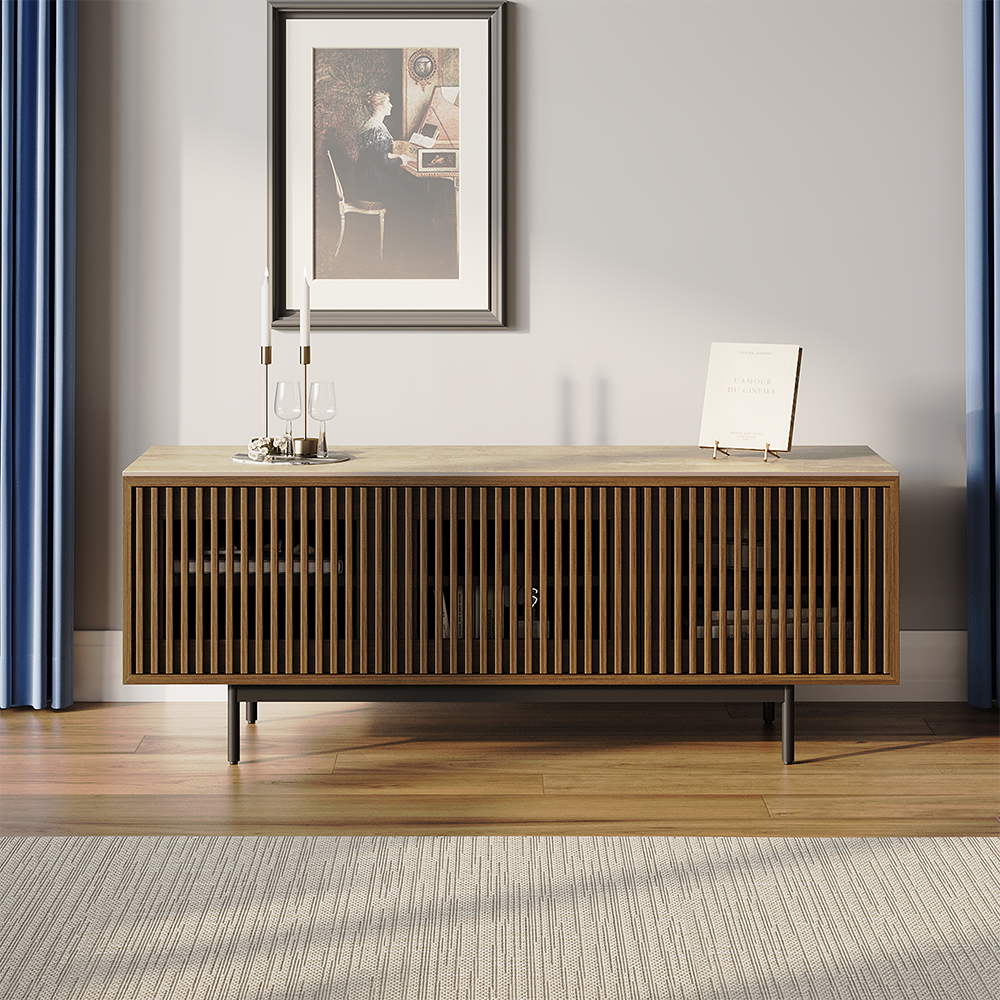 Aeolus Mid-Century Media Console