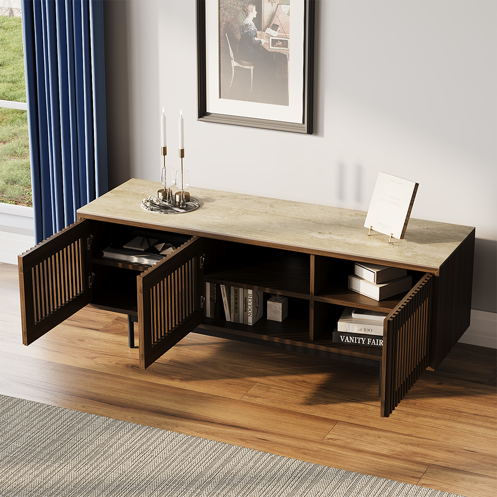 Aeolus Mid-Century Media Console