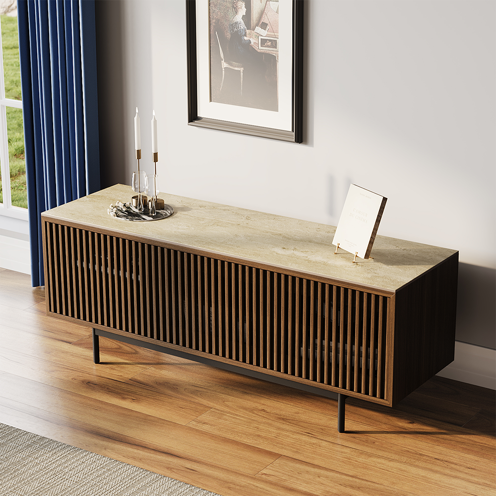 Aeolus Mid-Century Media Console
