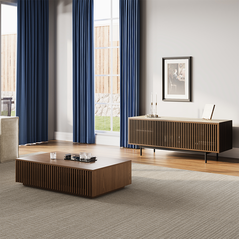 Aeolus Mid-Century Media Console