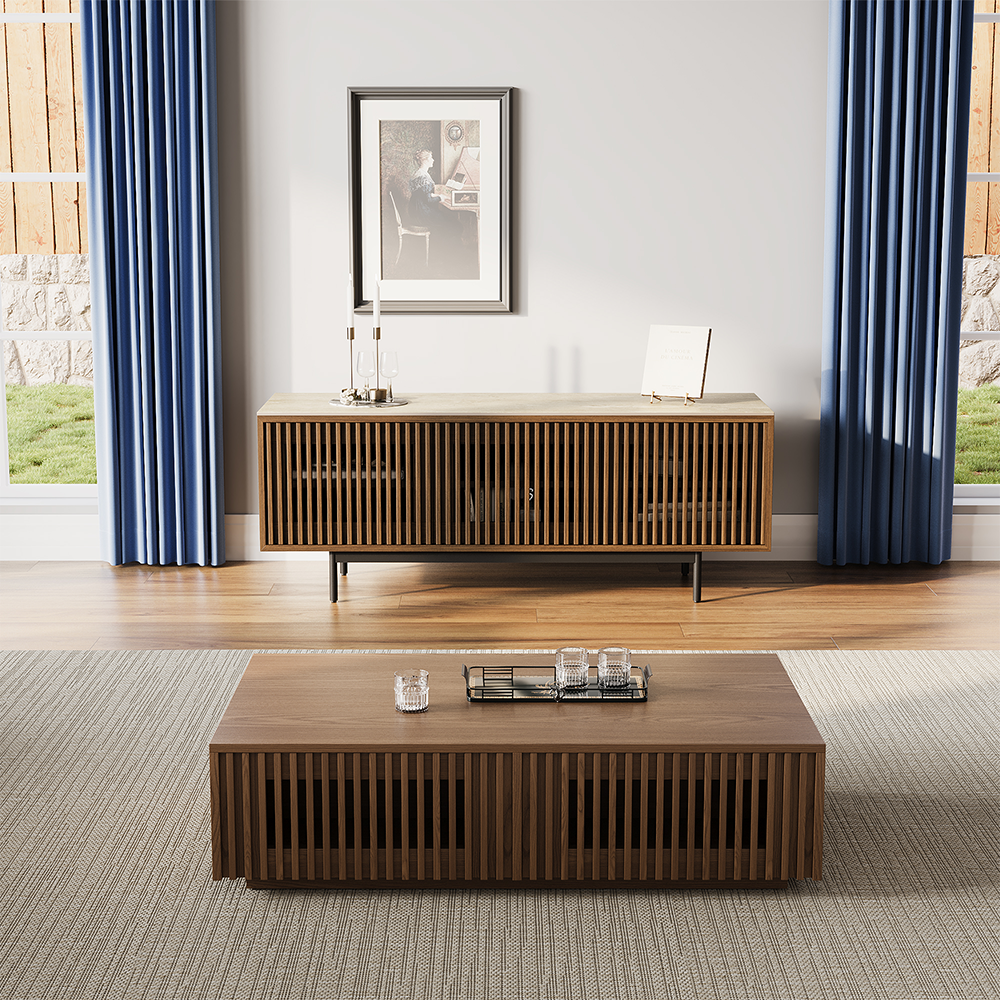Aeolus Mid-Century Media Console